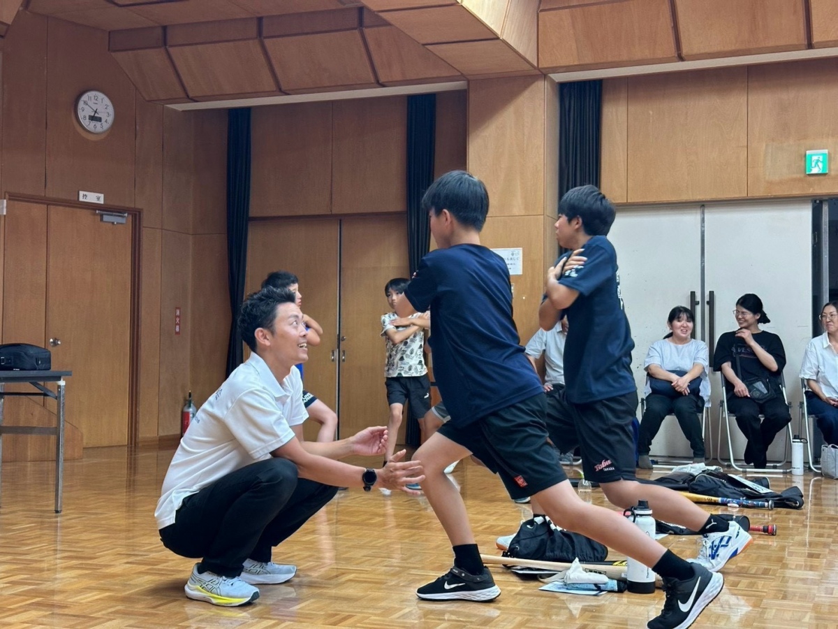 ジュニア期の野球教室を開催しました。・6